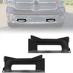 KEWISAUTO Tow Hook Bezel Set for Dodge Ram 1500 2013-2018 (for Steel Bumper face Only)