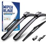 Windshield Wipers, 26'' + 16'' + 14'' Wiper Blades for Toyota C-HR 2016-2022, Fit for Hyundai Tucson 2016-2022 All-season Automotive Replacement Windshield Wiper Blades (Set of 3)