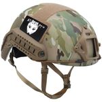 ATAIRSOFT MH Type Tactical Paintball Adjustable Fast Helmet with Side Rails and NVG Mount MC（L/XL）