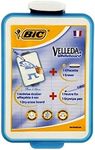 BIC Velleda Double-Sided Dry Erase Whiteboard - 19 x 26 cm with Blue Whiteboard Marker and Eraser - Mini Whiteboard for Office or Home Use