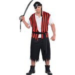 amscan (PKT) (844220-55) Adult Mens Ahoy Matey Costume (Extra Large)