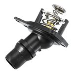 X AUTOHAUX 19301-RAA-A02 19301RAAA02 Engine Coolant Thermostat Housing Assembly for Honda Accord 2.4L L4 2003-2007 for Honda Element 2.4L L4 2003-2011