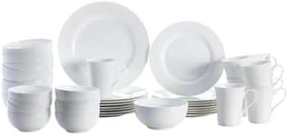Mikasa 5225580 40 Piece Delray Bone China Dinnerware Set
