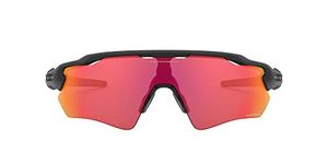 Oakley Men's OO9208 Radar EV Path Rectangular Sunglasses, Matte Black/Prizm Trail Torch, 38 mm