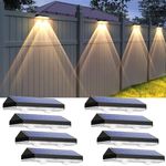 Solar Fence Lights Outdoor - 2700/4