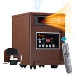 Dr Infrared Heater DR-998W, Dual Heating System, Walnut