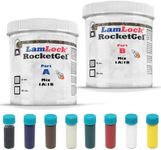 LamLock RocketGel Basic Bundle Great for DIY - Granite Epoxy Color Kit - Epoxy Color Pigment - Bundle - 2 Items