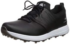 Skechers Women's 600 Spikeless Golf Sandals Golf Shoes, Black White, 3 UK