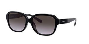 COACH Women's Hc 8298u Sunglasses, Grey-Black, 57mm