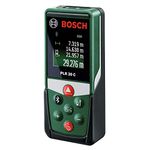 Bosch laser measure PLR 30 C (measure distance up to 30m precisely, Bluetooth connectivity, measurement functions)