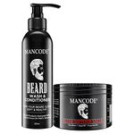 MAN CODE Beard Grooming Kit For Men|Beard Wash&Conditioner 200 Ml And Beard Softener Cream 100 Gm|Complete Beard&Mustache Care Kit Kit For Cleansing Conditioning&Styling Beard Combo Pack Of 2