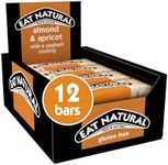 Eat Natural Almond & Apricot with a Yoghurt Coating Fruit & Nut Bars 12 x 40g