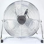 "Metal floor fan 12" High velocity chrome free stand fan cooling fan industrial fan 3 speed desk fan table fan sturdy housing high airflow powerful", BLEF 30