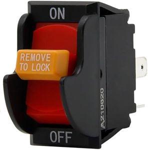 SW7B On-Off Toggle Switch 2 Prong ，Replacment for Delta,Aftermarket Replacment for Ryobi 46023 Delta/Porter Cable 489105-00 438010170141， for Table Saws Drill Press Power Tools Planer Band Saw