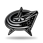 Rico MEM9702 NHL Columbus Blue Jackets Molded Auto Emblem, Silver