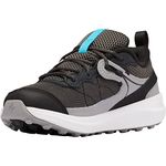 Columbia Childrens Trailstorm Unisex Kids Low Rise Trekking and Hiking Shoes, Dark Grey x Ocean Blue, 9 UK