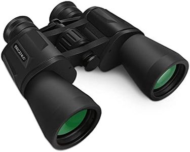BRIGENIUS 10 x 50 Powerful Binoculars for Adults, Durable Full-Size Clear Binoculars for Bird Watching Travel Sightseeing Hunting Wildlife Watching Outdoor Sports Games and Concerts
