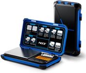 ACCT Precision Pocket Scale, 200gx0.01g Jewelry gram Scale, Digital Food Scale with LCD Display, one-Click Conversion 6 Units, Mini Scale for Kitchen/Powder/Coffee/Coins(Battery Included)