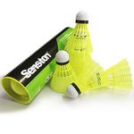 Senston Nylon Badminton Shuttlecocks Sports Birdies Shuttlecock 6PCS for Outdoor Indoor Sports Activities