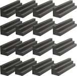 Bass Traps 16 Pack 12" X 3" X 3" Corner Acoustic Foam Panels, Acoustic Bass Trap Corner Block, Sound Absorbing Foam for Studio, Home or Theater