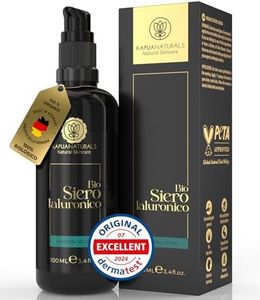 Siero Viso all'Acido Ialuronico ad alto dosaggio • 100ml +Vit E & B5 • Siero Viso 7 volte ✓100% Vegan & Bio ✓Concentrato Anti-Aging ✓Siero Anti-Rughe ✓ Hyaluronic Acid Serum ✓Made in Germany