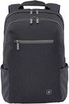 Wenger CityFriend Laptop Backpack, Fits up to 16″ Laptop, up to 12.9″ Tablet, 19 l, Unisex, Ideal for Business Uni School Travel, Black