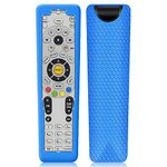 Protective Case for DirecTV RC66RX Remote Control, Silicone Cover Shock Proof Remote Controller Skin Sleeve Replacement Protector Compatible with DirecTV RC64 RC65 RC66 IR/RF Remote-Blue