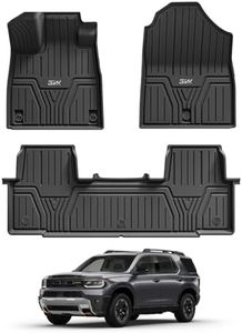 Floor Mats for XXX, All Weather TPE Custom Fit XXX Floor Liner Accessories, 1st & 2nd Row, Black