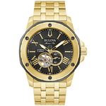 Bulova Men's Marine Star, Black, 98A273