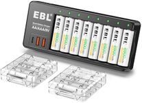 EBL Rechargeable AA Batteries with 