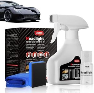 Headlight Restoration Spray, 2025 New Ogas Headlight Restoration Kit Portable Car Headlight Cleaner for All Vehicles That Restores Clarity