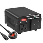 500W Voltage Transformer, 220/240 Volts to 110/120V Step Up Step Down Voltage Converter, UK to US & US to UK