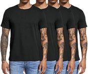 Boyzn Men's 4 Pack Cotton T-Shirts,