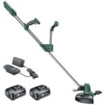 Bosch UNIVERSALGRASSCUT 18-26 P4A 18v Cordless Grass Trimmer and Edger 260mm 2 x 2.5ah Li-ion