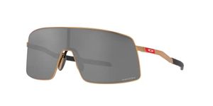 Oakley Mens OO6013 Sutro Ti Patrick Mahomes Signature Matte Gold Frame, Prizm Black Lenses, 36MM