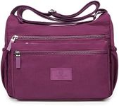 VOLGANIK ROCK Lightweight Crossbody Purse - Women's Water Resistant Anti Theft Travel Bag with RFID Pocket and Medium Size Shoulder Bag