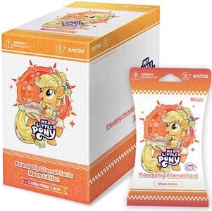 Kayou Friendship Eternal My Little Pony Moon Edition Cards, English Series 1 Card Set, Display Box of 24 Packs with 8 Cards Each