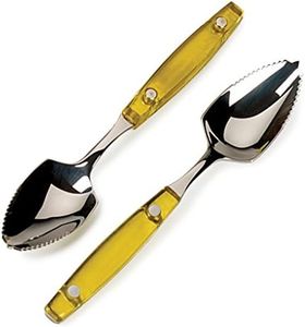 RSVP International Endurance Grapefruit Tool Collection Stainless Steel, Dishwasher Safe, Spoon Set