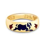 Zodiac Power Aries Alloy Ring - Gold Plated (10)