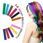 Hair Chalk Pens,Temporary Hair Chalk,Non-toxic Washable Hair Dye For Kids And Teen - For Party,Girls Gift,Kids Toy,Birthday,Makeup Party Cosplay,Halloween Christmas Gift