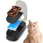 Pawise Automatic Pet Feeder 300ml Automatic Food Dispenser Station with 48-Hour Timer for Dogs and Cats - Single…