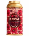 SAN-CHA Tea Boutique, Hibiscus Tea, Pure Herbal Tea, Caffeine Free Tea, Hibiscus Flower Tea, 25 Pyramid Tea Bags, Tea, Tea For High Blood Pressure Control - 0.12 Kg