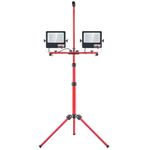 VEVOR LED Work Light with Stand, 10000 Lumen Dual-head LED Work Light with 27.6"-68.1" Adjustable and Foldable Tripod Stand, IP65 Waterproofed LED Tripod Work Light, with 5000 Kelvin Color Temperature