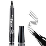 Eyebrow Pencil - Eyebrow Pen with Fork Tip Long-lasting Waterproof Eyebrow Pen - Smudgeproof Fine Sketch Long Lasting Brow Tint For Makeup Rapid Natural Brow Beginners