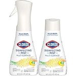 Clorox Disinfecting Mist, Multisurface Cleaner, Lemon and Orange Blossom, Sanitizing Spray & Refill, 16 Ounces