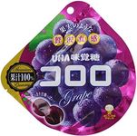 (Pack of 6) Japanese UHA Kororo Gummy Candy - Grape Flavor 40g