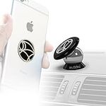 Wuteku Best Car Phone Holder Universal Magnetic Dashboard Mount - Compatible with iPhone X XS XR MAX 8 Galaxy S10 S9 S8 More Mobiles by Pro Drivers