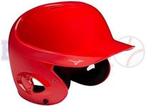 Mizuno MVP Series Solid Batting Helmet, Small/Medium, Red