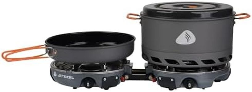 JETBOIL GENESIS BASECAMP SYSTEM, ALL IN ONE 2 BURNER CAMP STOVE #GNSY-AU