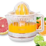 Electric Citrus Juicer, ZNOOAV Volume Pulp Control Citrus Juicer Extractor BPA-Free Easy Clean Compact Juicer for Oranges, Lemons, Limes, Grapefruit